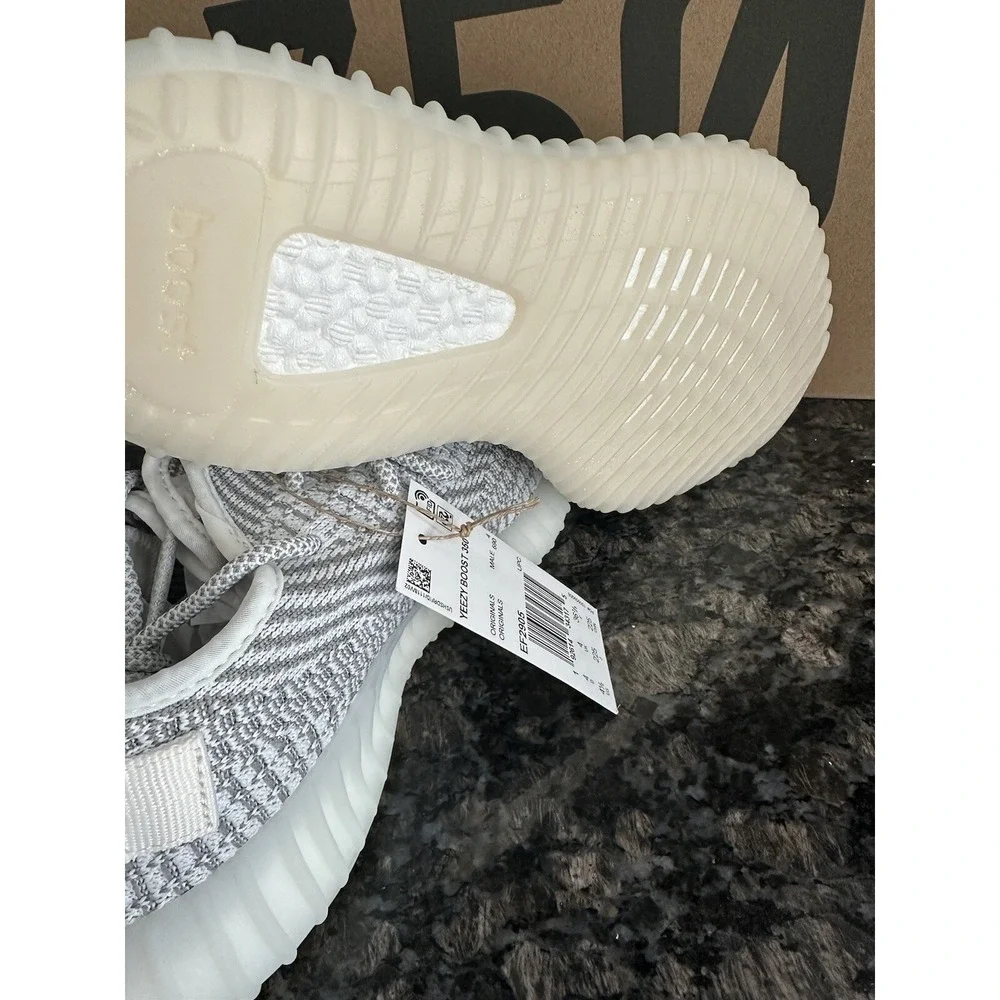Adidas‎ Yeezy Boost 350 V2 Static Non Reflective Sz 4.5  Zebra Beluga Foam New